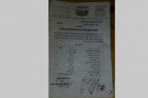 لخدمة أهداف الجماعة..استقدام اكثر من 20 عسكري اخواني للتدريس في طور الباحة(وثيقة)