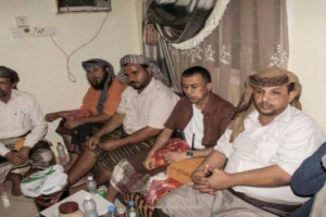 قائد الدعم والإسناد يزور منزل الشاب ياسين فدعق