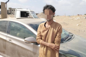 نقطة الحسيني تستعيد سيارة مسروقة وتقبض على متهم بسرقتها