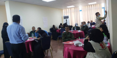 ورشة تدريبية لمشرفي السجون لتوعية السجناء من فيروس كورونا بعدن