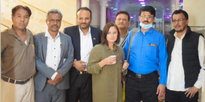 *قيادة انتقالي شبوة تلتقي الوفد الإعلامي الدولي*