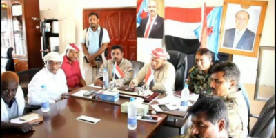 رئيس انتقالي سقطرى يترأس اجتماعاً مشتركاً للقيادات الأمنية والعسكرية وأعضاء الهيئة التنفيذية