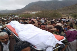 بموكب جنائزي مهيب.. الضالع تودع الشهيد حاشد ريشان إلى مثواه الأخير