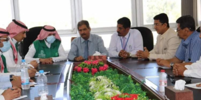 البرنامج السعودي يبحث مع الإدارة العامة لمطار عدن الدولي آلية البدء في اعادة تأهيل المطار