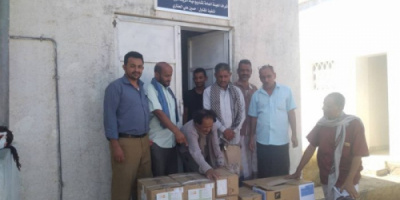 انتقالي ردفان يدعم الوحدة الصحية بالجبلة بأدوية متنوعة