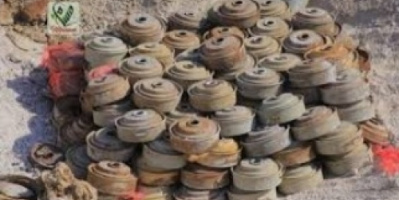 مشروع "مسام " يطهر 280ألف و891 متراً من الألغام بالمحافظات المحررة