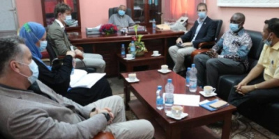 الجرباء يشيد بتعاون وجهود الصليب الأحمر في دعم مستشفى الجمهورية