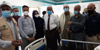 د. الجرباء يتسلم عدد من الاجهزة الطبية ومعدات حماية من دولة الكويت الشقيقة لمواجهة كورونا الثانية
