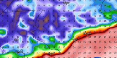 انخفاظ ملحوظ بدرجات الحرارة في شبوة وحضرموت 
