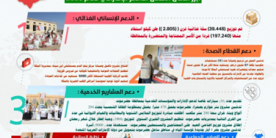 أبرز أعمال ومحطات هيئة الهلال الأحمر الإماراتي بحضرموت لعام 2020م "تقرير + إنفوجرافيك"