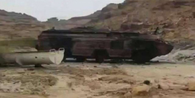 مقاتلات التحالف تقصف منصة إطلاق صواريخ في صنعاء