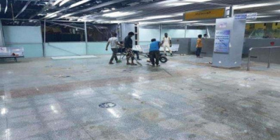 شاهد.. البدء بتجهيز مطار عدن الدولي لاستئناف نشاطه المتوقف إثر الهجوم الإرهابي