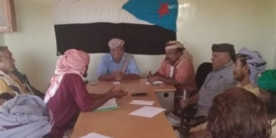 إنتقالي أحور يناقش خطط الهيئة التنفيذية للمجلس في المديرية لعام 2021