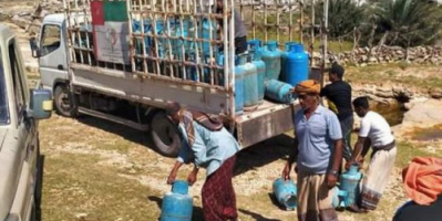 مومي تستقبل إمدادات غاز منزلي من خليفة الإنسانية