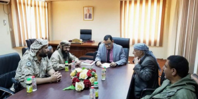 السقطري يبحث مع قيادة الدعم والاسناد آلية التنسيق والعمل المشترك