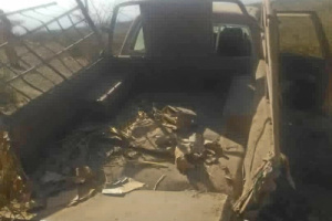 انفجار لغم من مخلفات الحوثيين بمركبة لاحد المواطنين جنوب غرب قعطبة