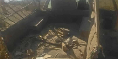 انفجار لغم من مخلفات الحوثيين بمركبة لاحد المواطنين جنوب غرب قعطبة