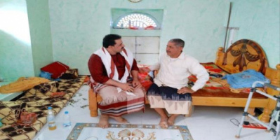 الشعيبي يزور رئيس انتقالي ردفان للإطمئنان على صحته