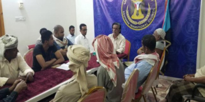 انتقالي سيئون يشهر اللجان المحلية في مركز "ه‍ـ" بحي الوحدة