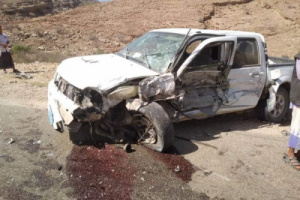 مليشيا الشرعية تتخلى عن أسرة صدمتها بطقم في شبوة 