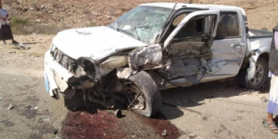 مليشيا الشرعية تتخلى عن أسرة صدمتها بطقم في شبوة 