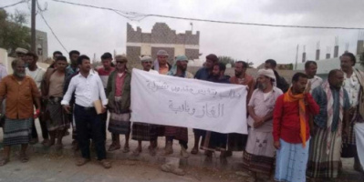 أهالي حبيل جبر يطالبون بحصة المديرية من الغاز 