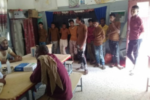 انتقالي خنفر يزور ثانوية السد ويطلع علي سير العملية التعليمية بالثانوية 