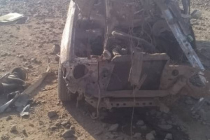 إصابة مواطن وإعطاب سيارته بإنفجار لغم أرضي من مخلفات الحوثيين في النجيبة شمال شرق المخا