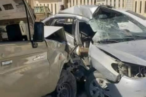طقم إخواني يصطدم بسيارة مواطن ويصيب طفلاً بعتق