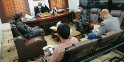 وزير الصحة يستقبل قائد قوات حماية المنشآت الحكومية 