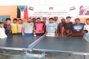 شبوة: انتقالي الصعيد يكرم الفائزين ببطولة تنس الطاولة