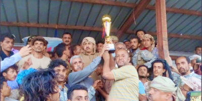 برعاية النوبي .. ردفــان تشهد عرس كروي كبير والحبيلين يتوج بطلاً لدوري الشهداء