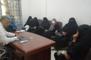 إنتقالي أبين يناقش جهود إدارة المرأة والطفل بالمحافظة 