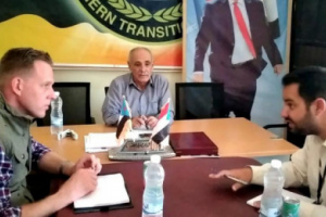رئيس تنفيذية إنتقالي الضالع ومنسق لجنة الإنقاذ الدولية يستعرضا مشاريع اللجنة