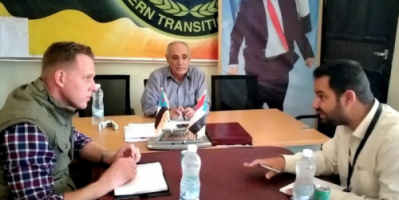 رئيس تنفيذية إنتقالي الضالع ومنسق لجنة الإنقاذ الدولية يستعرضا مشاريع اللجنة