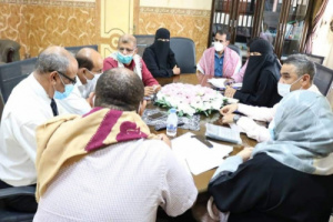 قيادة انتقالي حضرموت تناقش خطة التحرك السريع لتفادي تفشي كورونا