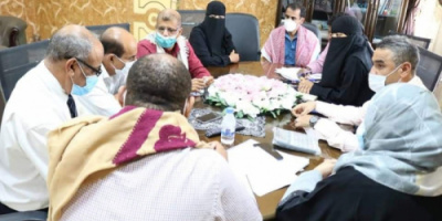 قيادة انتقالي حضرموت تناقش خطة التحرك السريع لتفادي تفشي كورونا