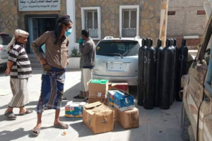 شبوة: الانتقالي يعزز قدرات عزان العام على مواجهة كورونا