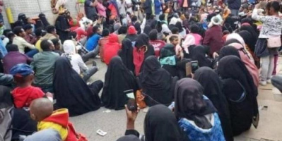 مليشيا الحوثي تفض اعتصاما للاثيوبيين أمام مفوضية اللاجئين وتعتقل العشرات