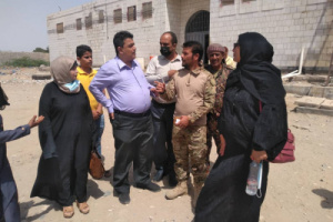 وفد حقوقي من الجمعية الوطنية يتفقد نزلاء السجن المركزي في أبين