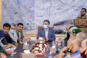 محافظ عدن يترأس اجتماعا للمكتب التنفيذي لمديرية المنصورة
