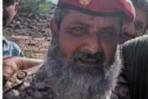 قائد محور ابين العميد مختار النوبي يُعزي بوفـاة أركان حرب اللواء 11 صاعقة العميد يسلم الشروب