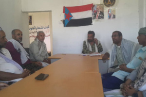 رئيس انتقالي لودر  يلتقي بعدد من اعلاميي المديرية