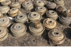 هندسية المشتركة تفكك شبكات من الألغام الحوثية في حيس