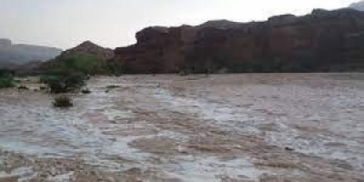 غرق شاب في سيول جارفة اجتاحت أودية  شبوة 