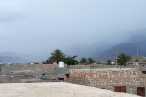 تساقط أمطار غزيرة على مرتفعات حديبو