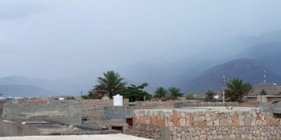 تساقط أمطار غزيرة على مرتفعات حديبو
