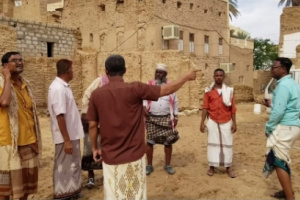 قيادة انتقالي تريم تتفقد أضرار السيول وتشكل لجنة طوارئ بالمديرية