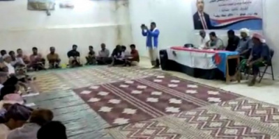 انتقالي دوعن يُقيم أمسية رمضانية لأعضاء القيادة وعدد من الشخصيات الاجتماعية والأعيان