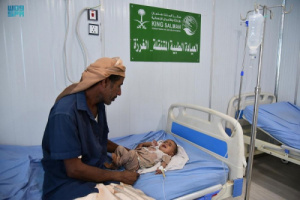 سلمان للإغاثة يقدم خدمات علاجية لـ308 مرضى في محافظة حجة